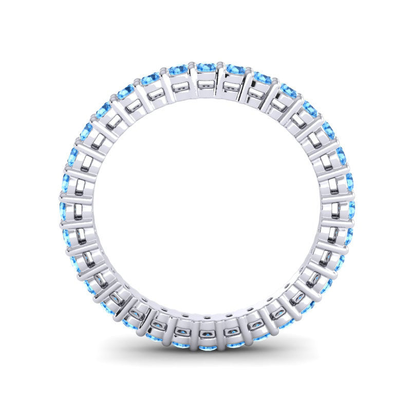 Swiss Blue Topaz Band