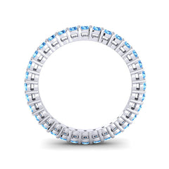 Swiss Blue Topaz Band