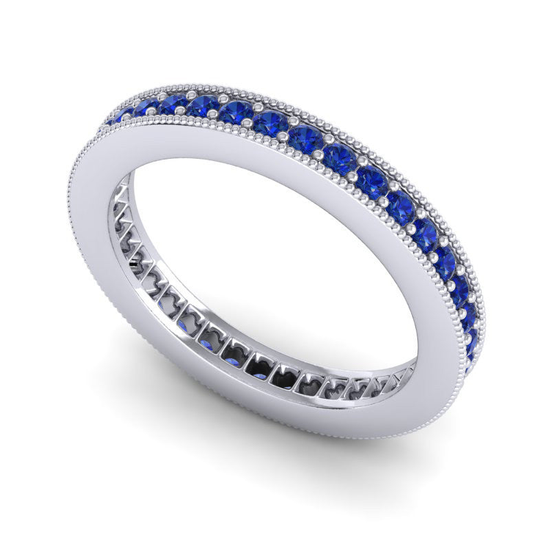 Blue Sapphire Band