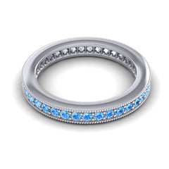 Swiss Blue Topaz Band