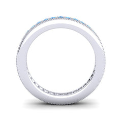 Swiss Blue Topaz Band