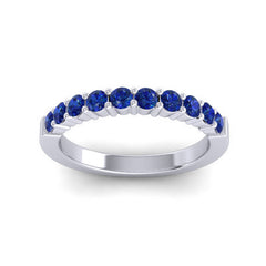 Blue Sapphire Band
