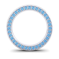 Swiss Blue Topaz Band
