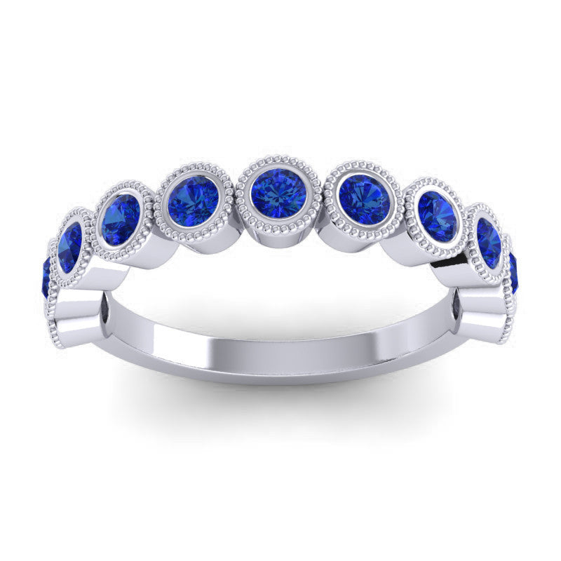 Blue Sapphire Band