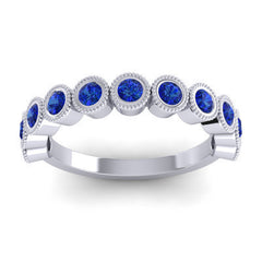 Blue Sapphire Band