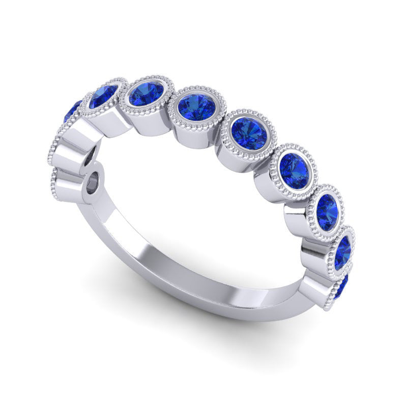 Blue Sapphire Band