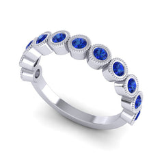 Blue Sapphire Band