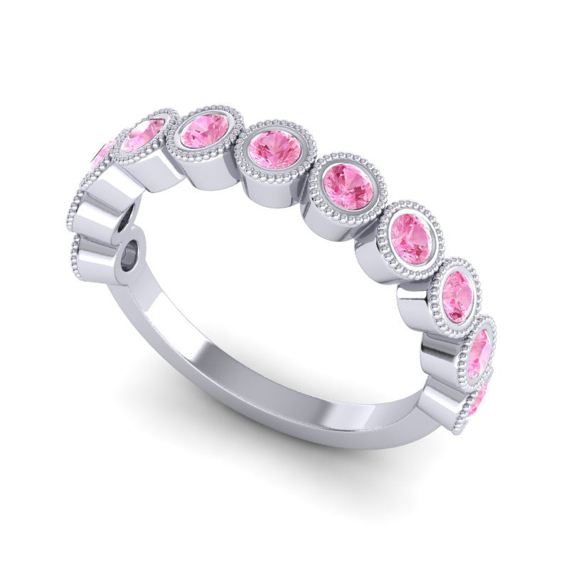 Pink Tourmaline Band