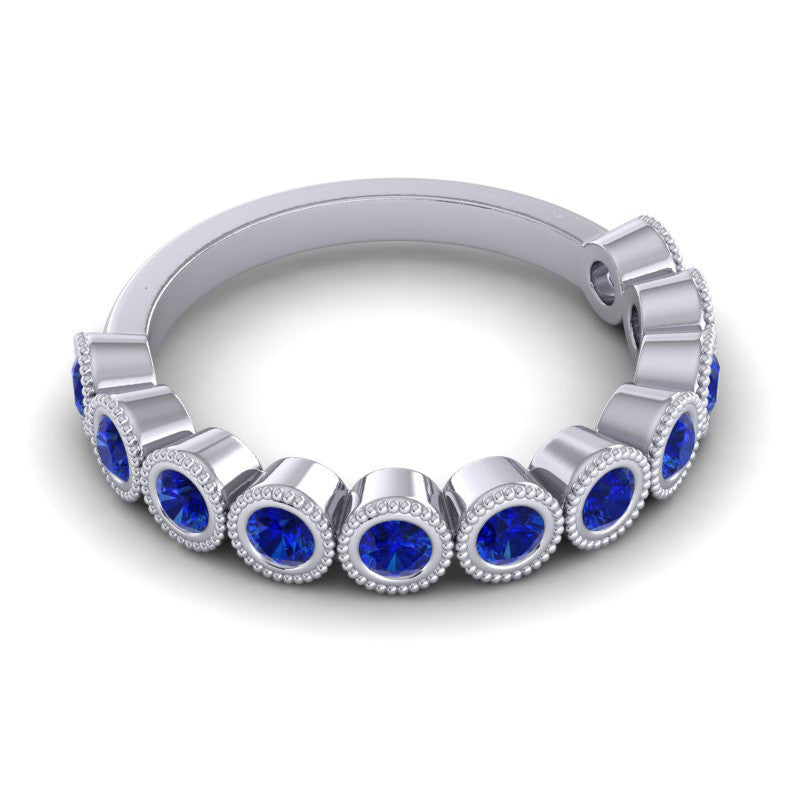 Blue Sapphire Band