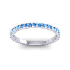 Swiss Blue Topaz Band