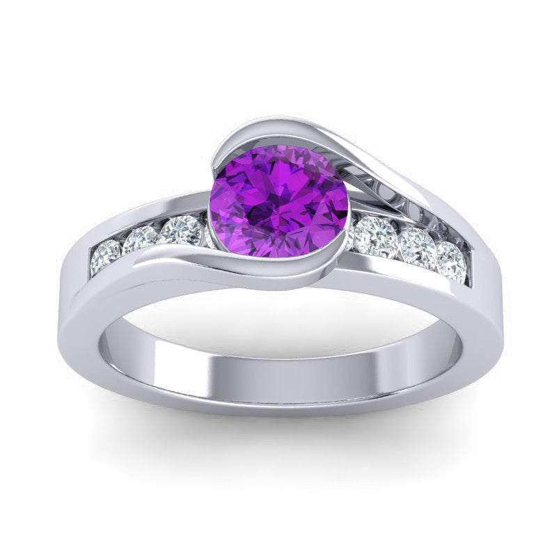 Amethyst and Diamond