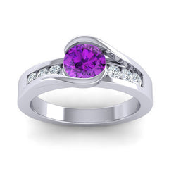 Amethyst and Diamond