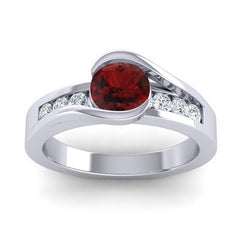Garnet and Diamond