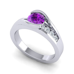 Amethyst and Diamond