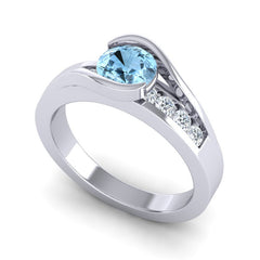 Aquamarine and Diamond