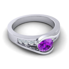 Amethyst and Diamond