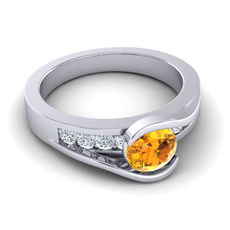 Citrine and Diamond