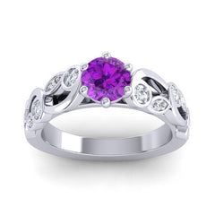 Amethyst and Diamond