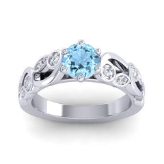 Aquamarine and Diamond