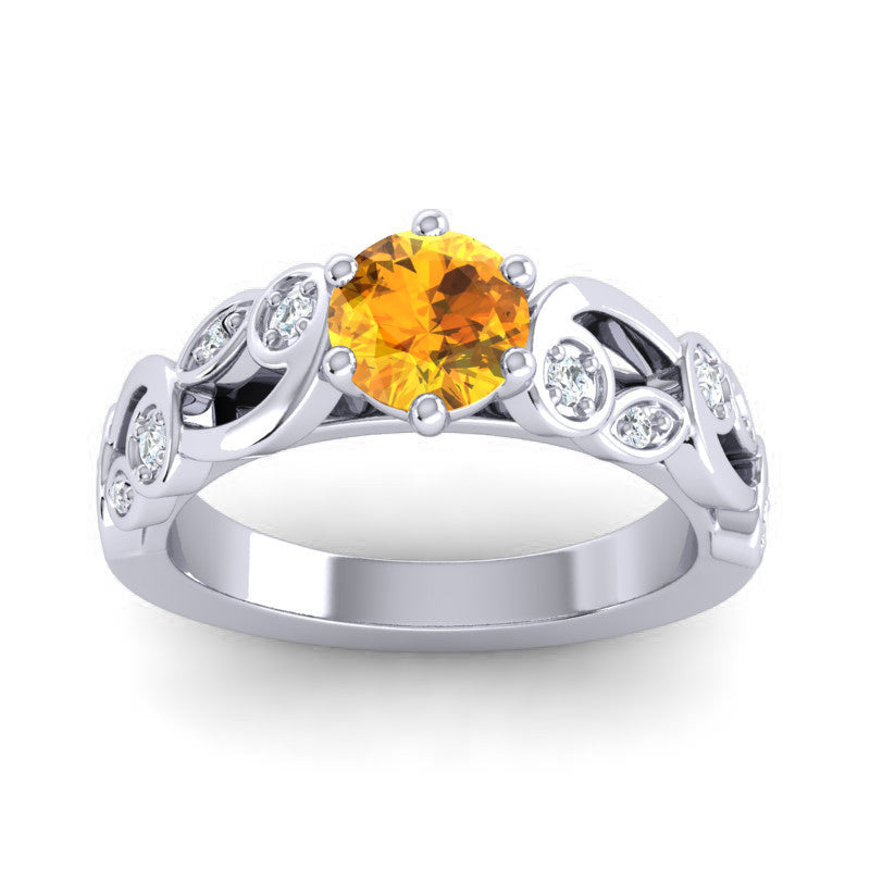 Citrine and Diamond