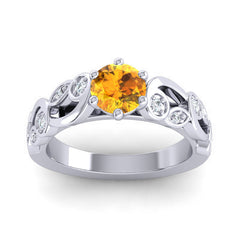 Citrine and Diamond
