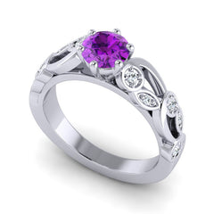 Amethyst and Diamond