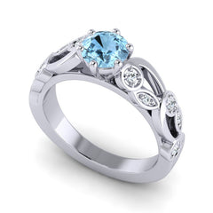 Aquamarine and Diamond