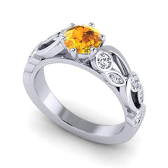 Citrine and Diamond