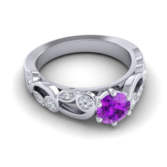 Amethyst and Diamond