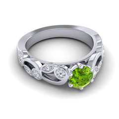 Peridot and Diamond