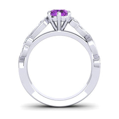 Amethyst and Diamond