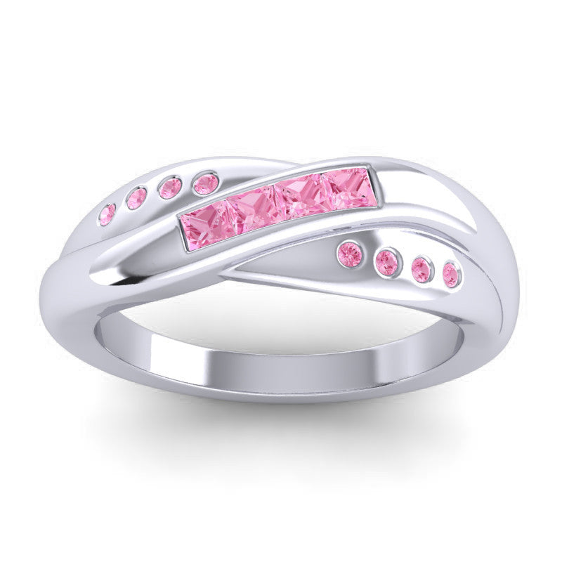 Pink Tourmaline Band