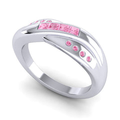 Pink Tourmaline Band