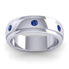 Blue Sapphire Band