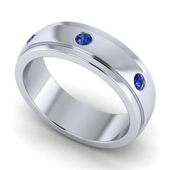 Blue Sapphire Band