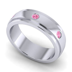 Pink Tourmaline Band