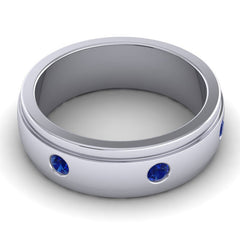 Blue Sapphire Band