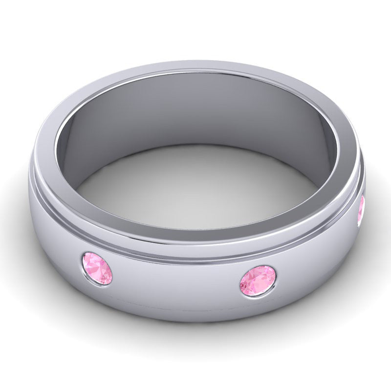 Pink Tourmaline Band