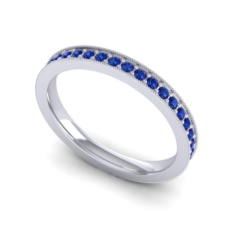 Blue Sapphire Band