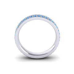 Swiss Blue Topaz Band
