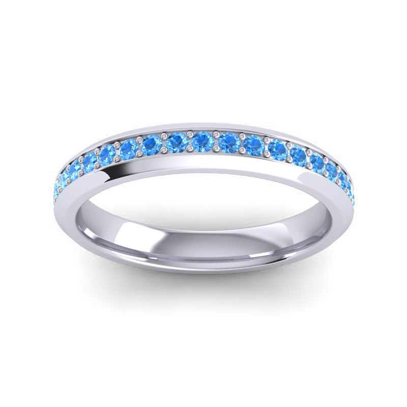Swiss Blue Topaz Band