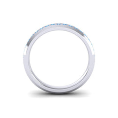 Swiss Blue Topaz Band