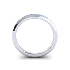 Swiss Blue Topaz Band
