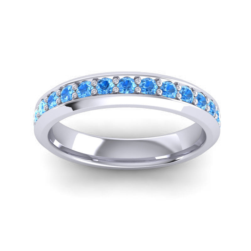 Swiss Blue Topaz Band
