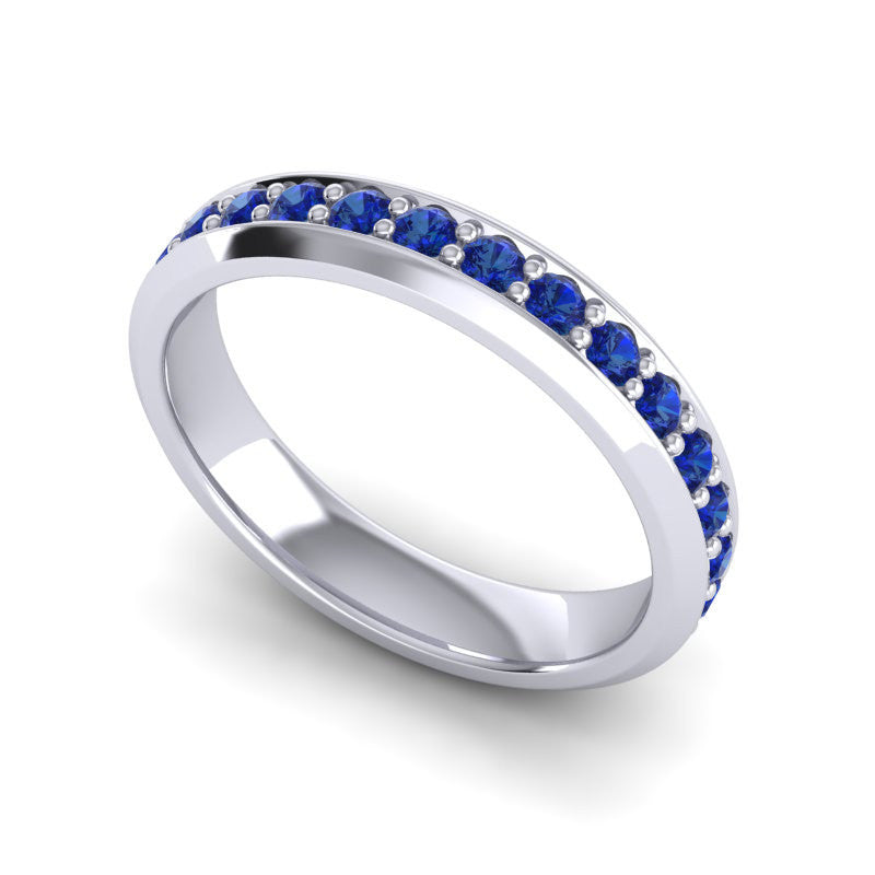 Blue Sapphire Band