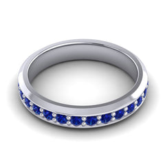 Blue Sapphire Band