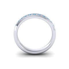 Swiss Blue Topaz Band