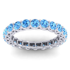 Swiss Blue Topaz Band