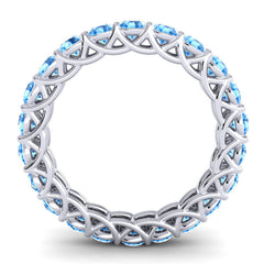 Swiss Blue Topaz Band