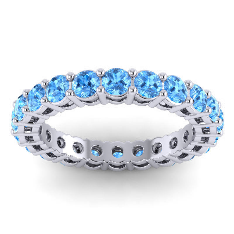 Swiss Blue Topaz Band